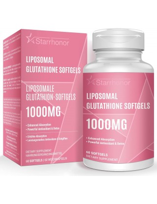 Starehonorr Dietary Supplement Liposomal Glutathione Softgels 1500MG