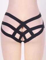 Sexy Cage Bandage Brief Thong Plus Size Panty