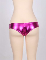 Sexy Rosy Metallic Shorts