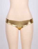 Sexy Golden Metallic Shorts