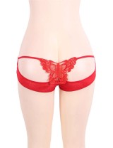 Red Butterfly Lace Panty