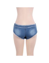 Sexy women summer shorts jeans denim micro mini jean