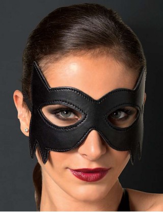 Black Leather Eye Mask