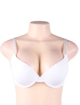 White High quality smooth basic comfort T-shirt bra