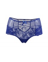 Sexy Blue High Waist Lace Strappy Panty
