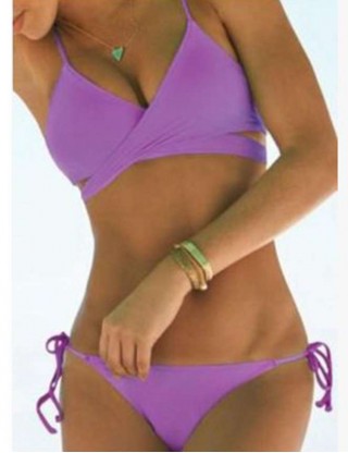 Purple Sexy Summer Bikini Set
