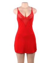 Red Sexy Fashion Cotton High Quality Women Pajama Sets