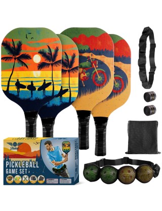 Pookal Sports & Outdoors Pickleball Paddles Set Pickle-Ball Equipment