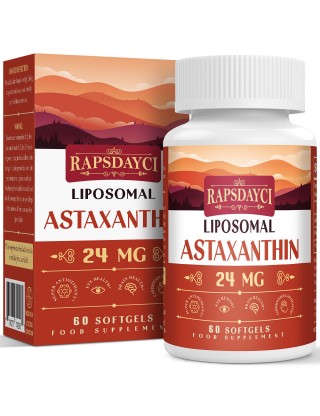 Rapsdayci Dietary Supplement with Liposomal Astaxanthin 24mg Per Serving