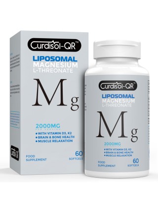 Curdisol-QR Liposomal Magnesium L-Threonate Food Supplement Softgels