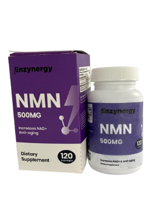 Enzynergy NMN Dietary Supplement, 60 Capsules per bottle