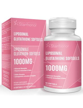 Starrhonor Glutathione Dietary Supplement, 60 Capsules per bottle